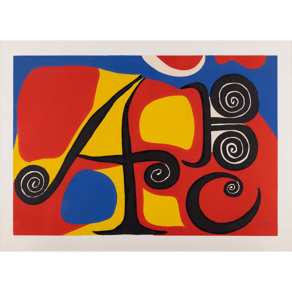 Les lettres by Alexander Calder