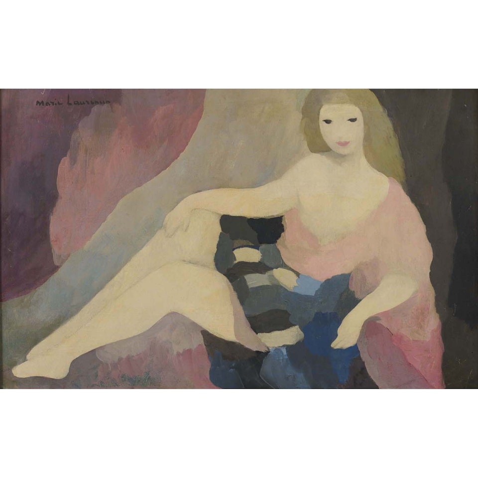 Jeune femme allongée by Marie Laurencin
