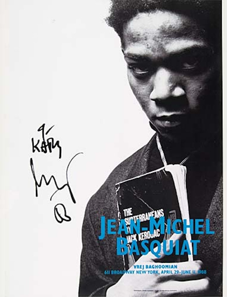 Exhibition Poster, Vrej Baghoomian by Jean-Michel Basquiat