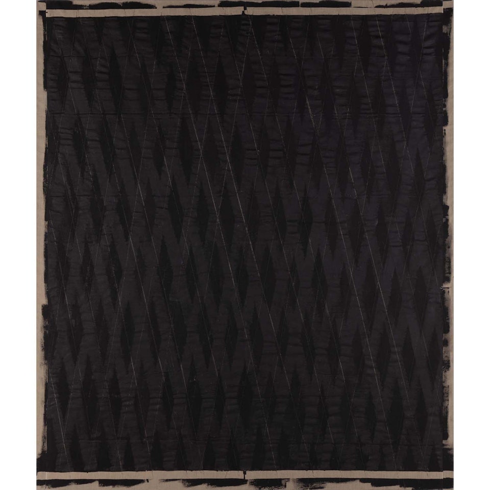 Grille collor hors noir by Jean Degottex