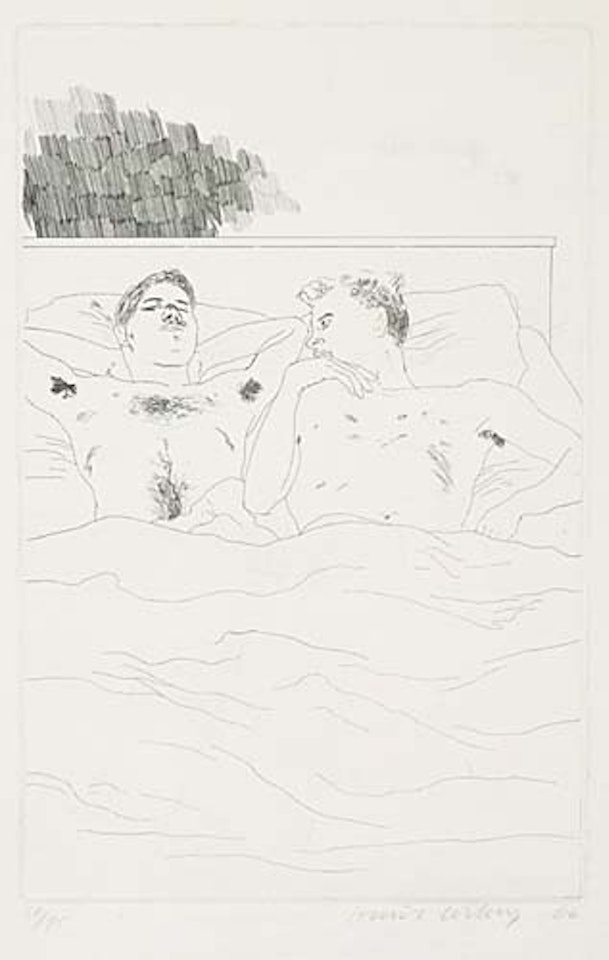 In the Dull Village by David Hockney