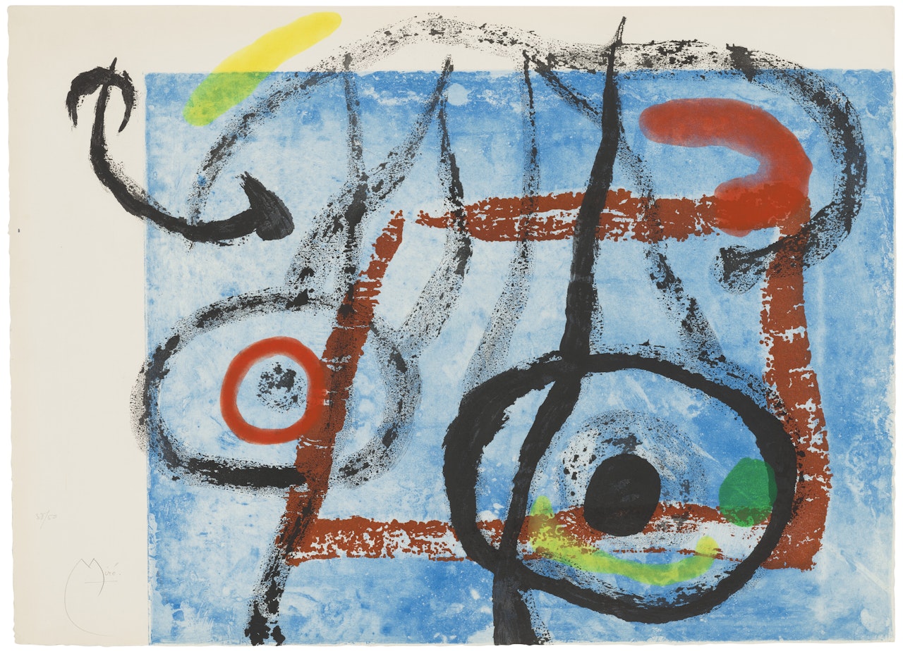 L"oiseau de nuit by Joan Miró