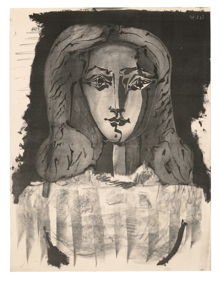 Buste de jeune femme (Françoise Gilot) by Pablo Picasso