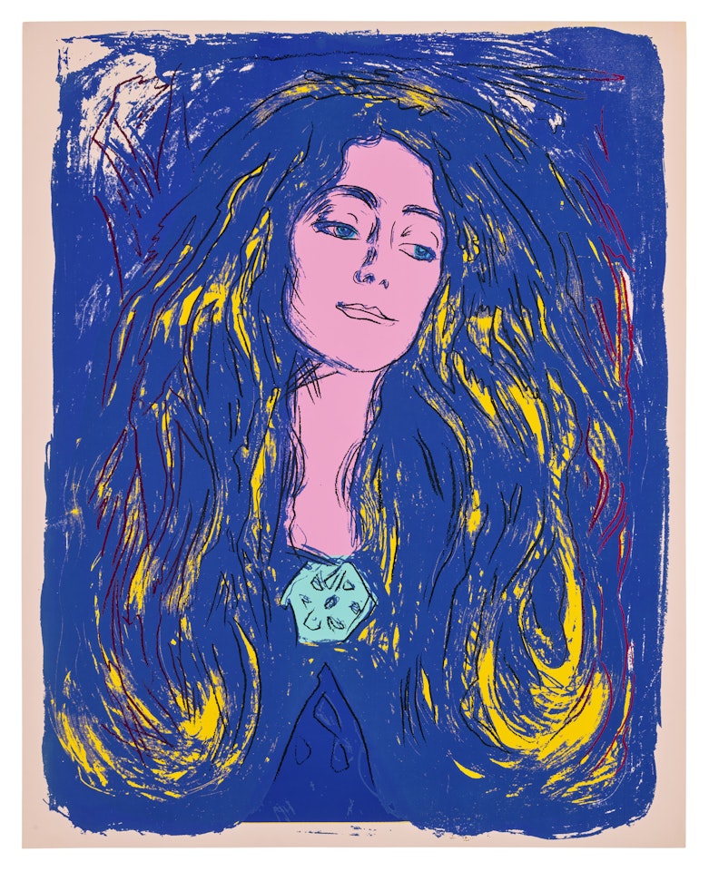Eva Mudocci (After Munch) by Andy Warhol