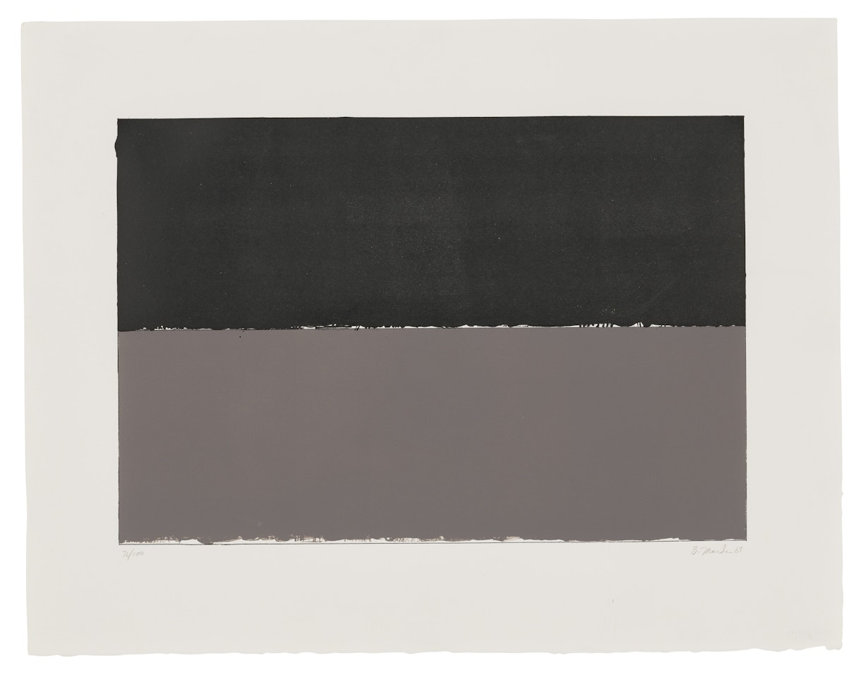Gulf, from; New York Ten by Brice Marden