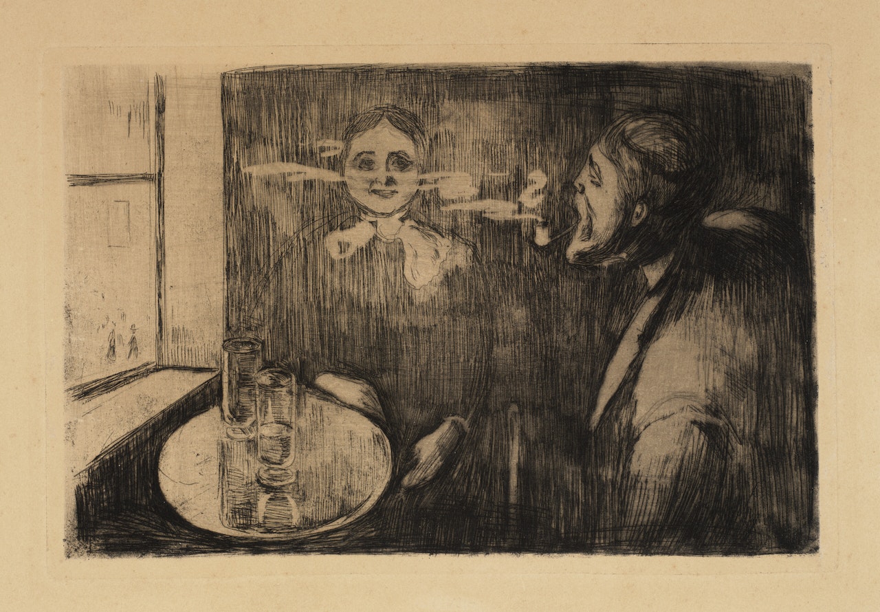 Tête-à-tête, from: Meier-Graefe Portfolio by Edvard Munch