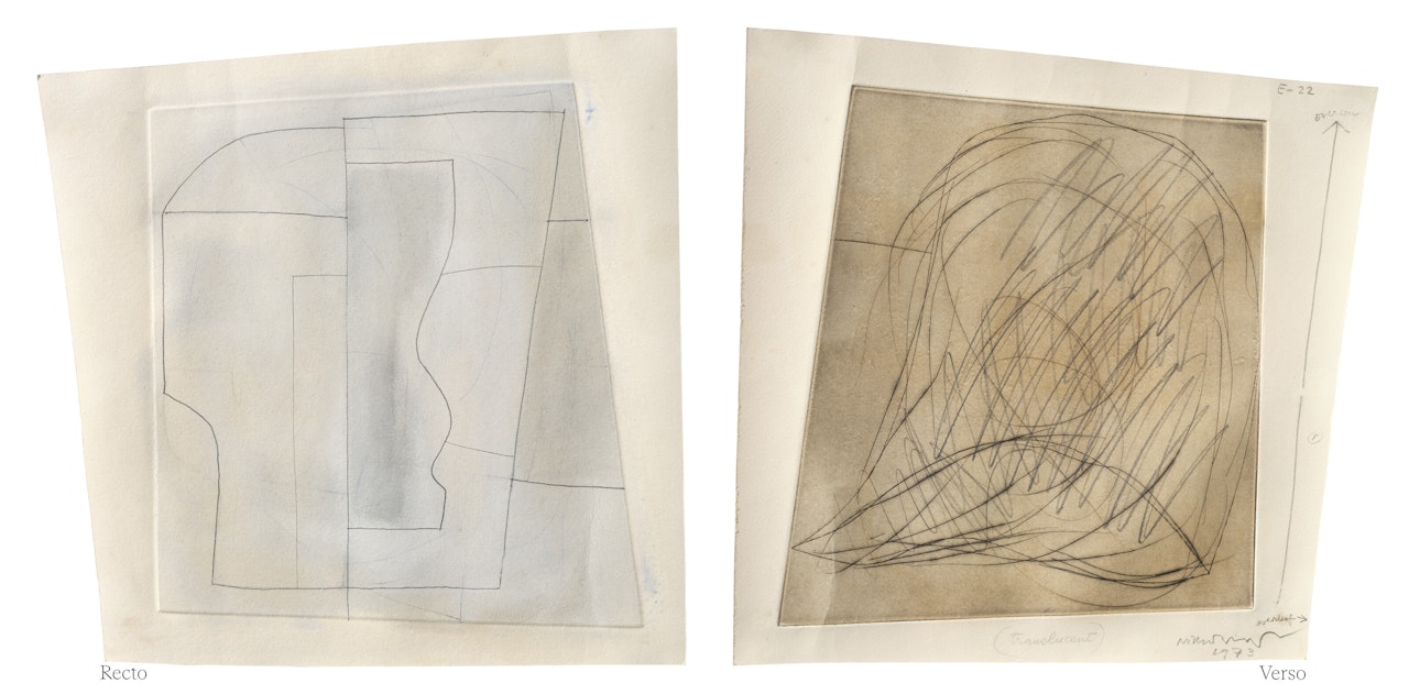 1973 (translucent) by Ben Nicholson, O.M.