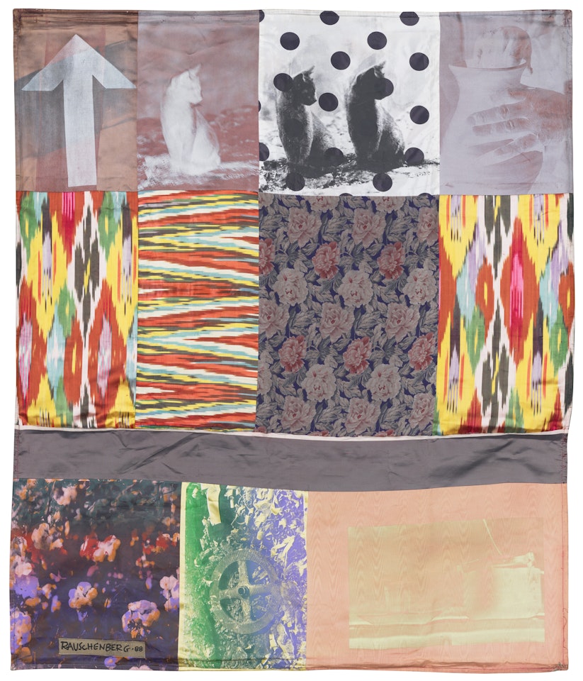 Samarkand Stiches V by Robert Rauschenberg