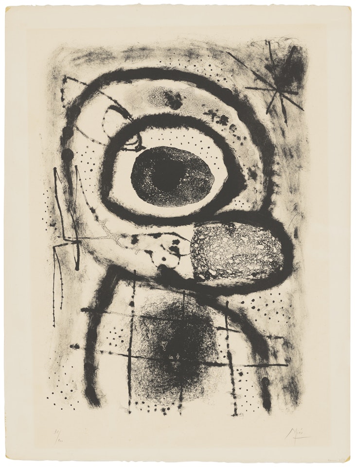 Le Penseur by Joan Miró