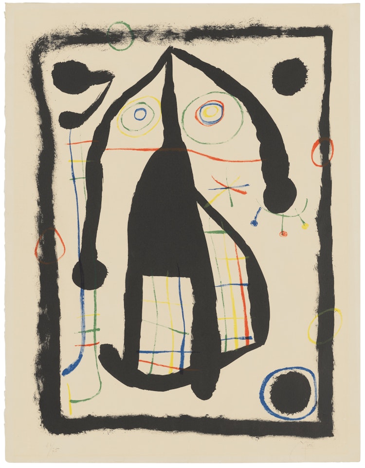 La Femme Etrangère by Joan Miró