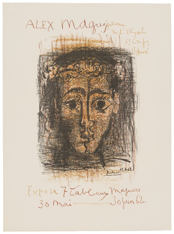 Poster for the Alex Maguy Gallery by Pablo Picasso