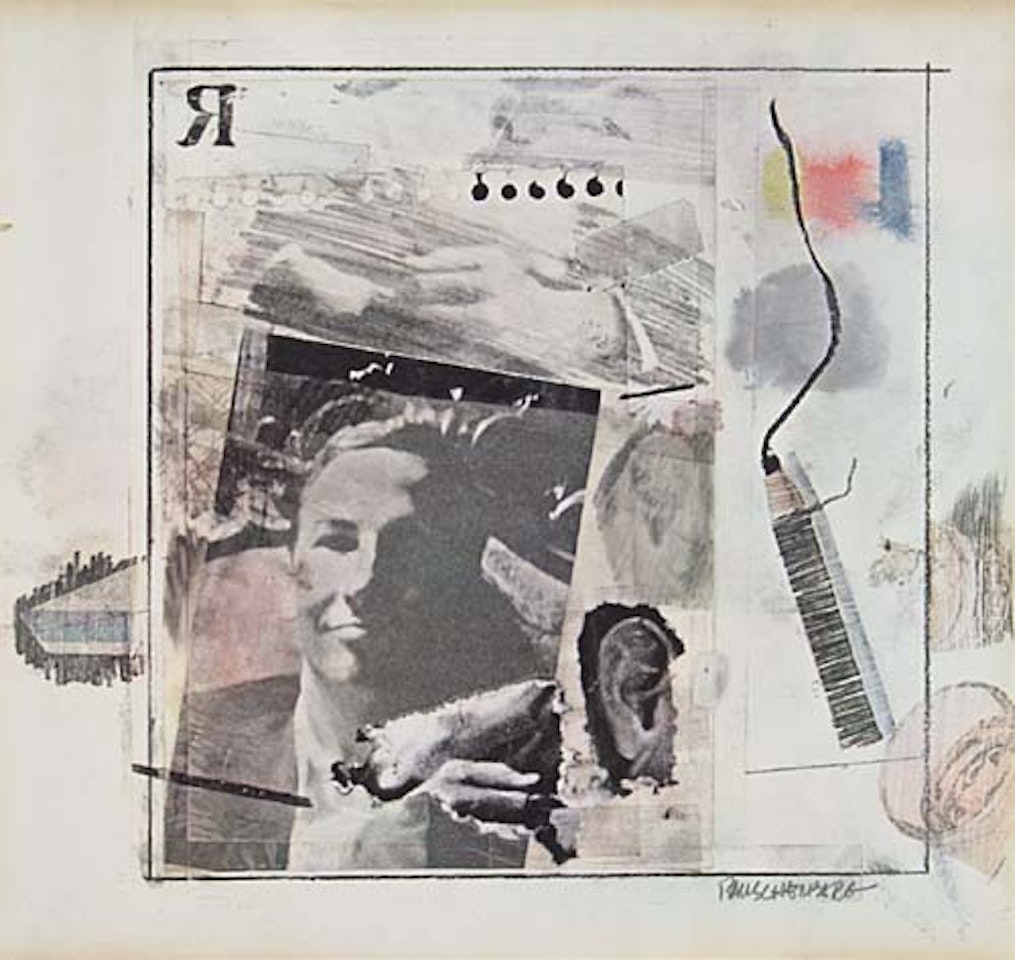 Dwan Gallery Poster by Robert Rauschenberg