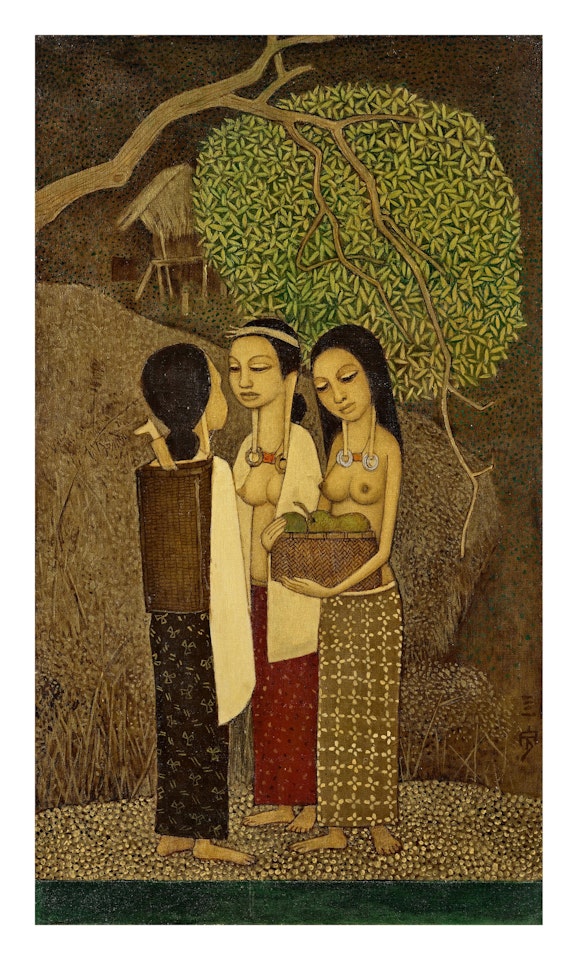Talking by Cheong Soo Pieng