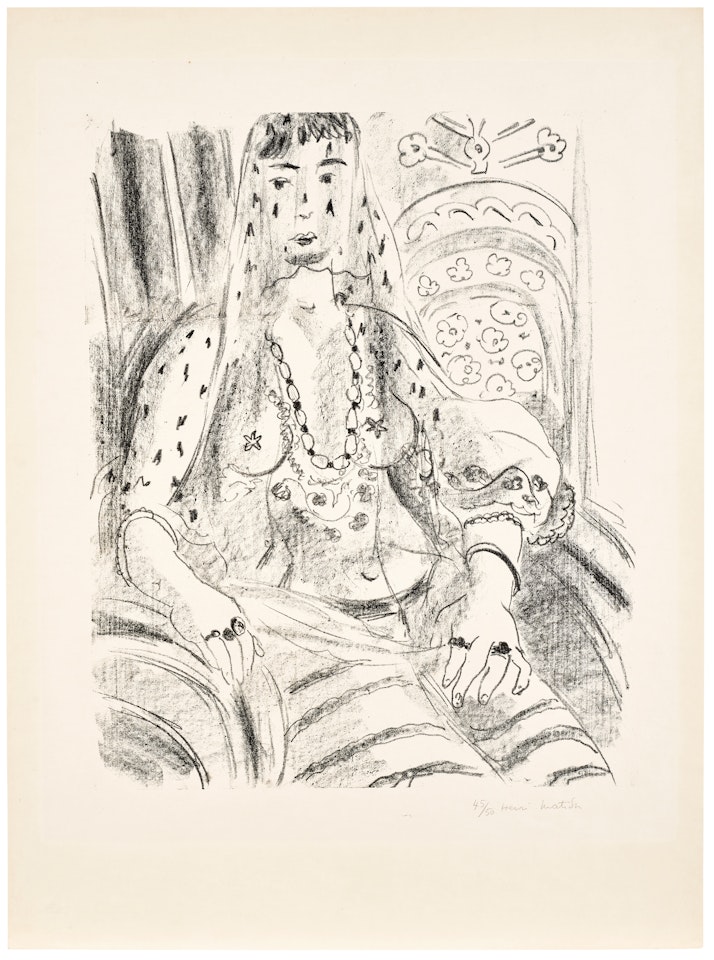 Odalisque voilée (Veiled Odalisque) (D. 464) by Henri Matisse
