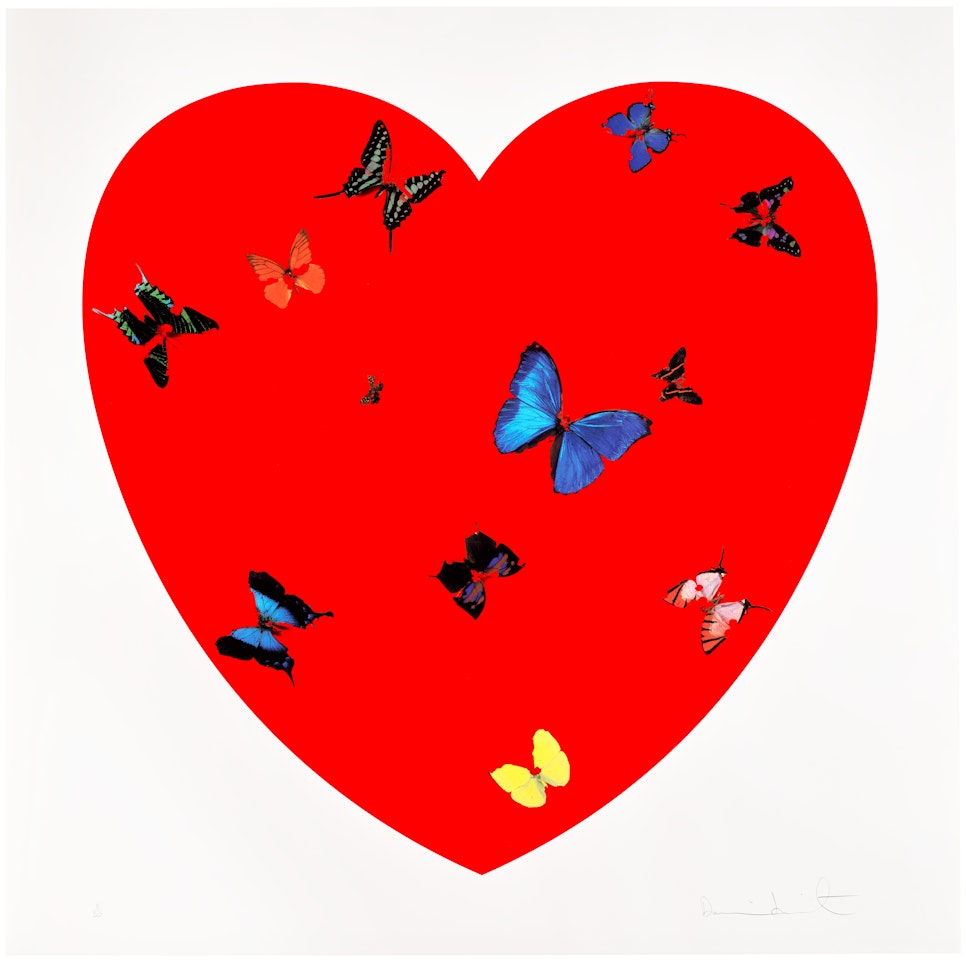 All You Need is Love, Love, Love by Damien Hirst