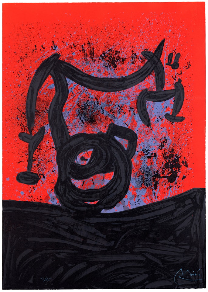 Equilibre sur l"horizon (Balance on the Horizon) (M. 598) by Joan Miró