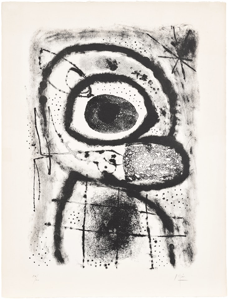 Le penseur (The Thinker) (M. 182) by Joan Miró