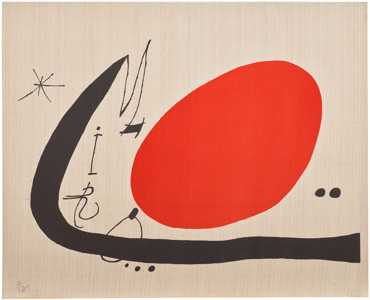 Ma de proverbis (My Proverb): cover (M. 679a, see C. Bks. 139) by Joan Miró