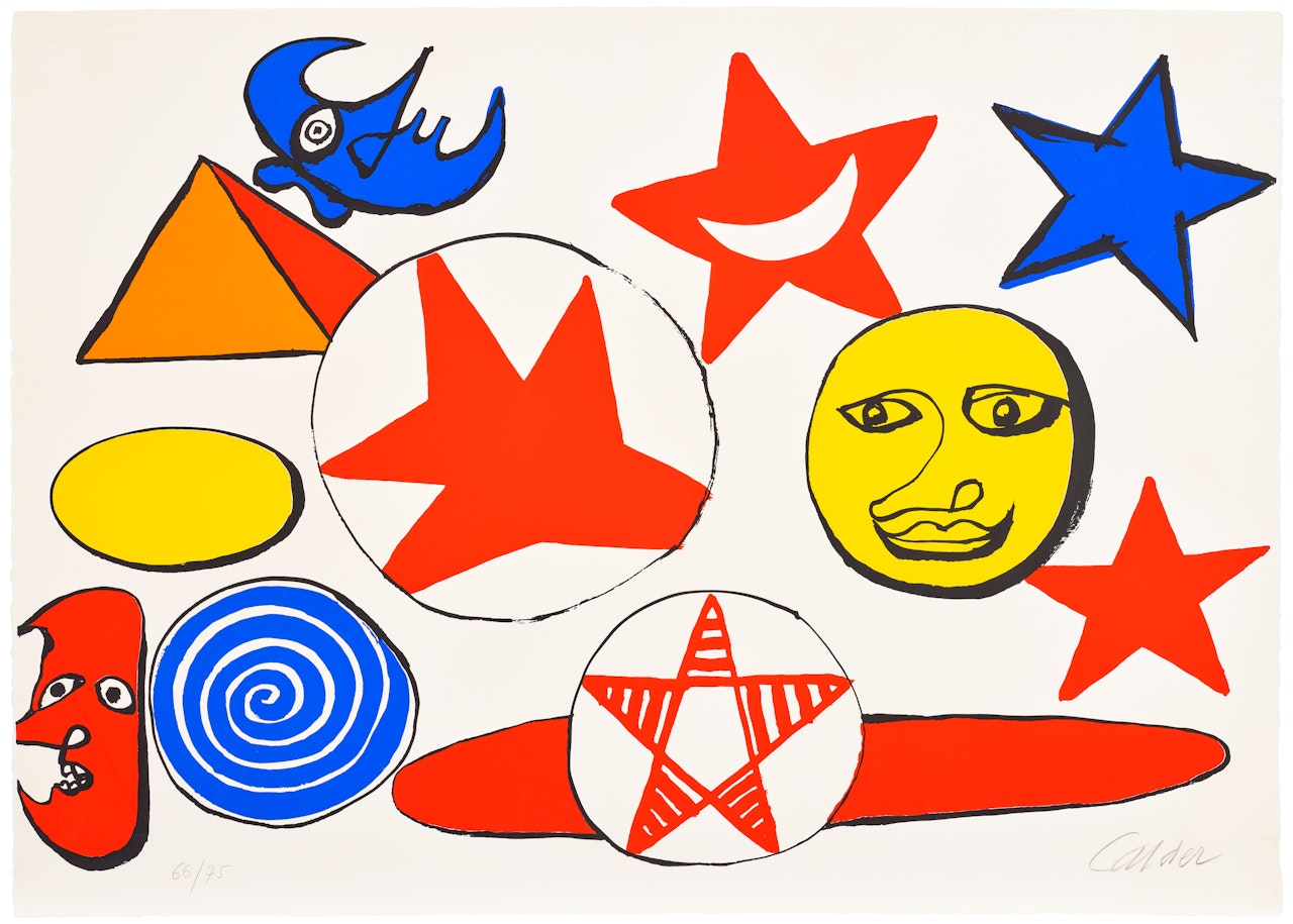 L"etoile rouge (The Red Star) by Alexander Calder