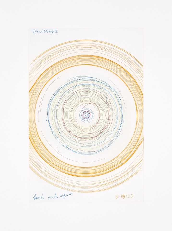 Wheel Meet Again, from In a Spin, the Action of the World on Things, Volume I by Damien Hirst