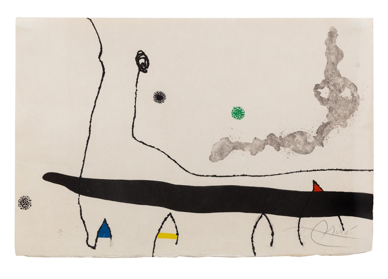 Le Marteau sans maître: one plate by Joan Miró
