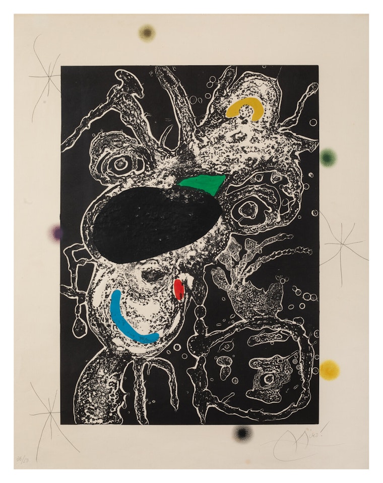 Plate III from Espriu-Miró by Joan Miró