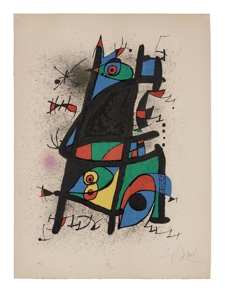 La Gestation des Couleurs by Joan Miró