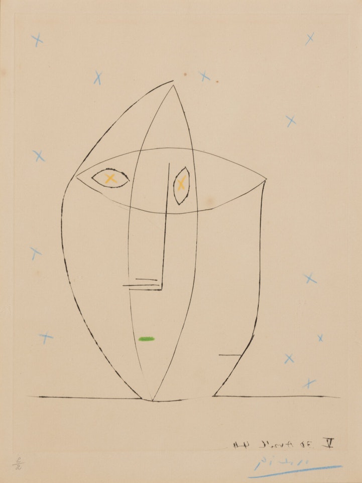 Plate from Six Contes Fantasques by Pablo Picasso