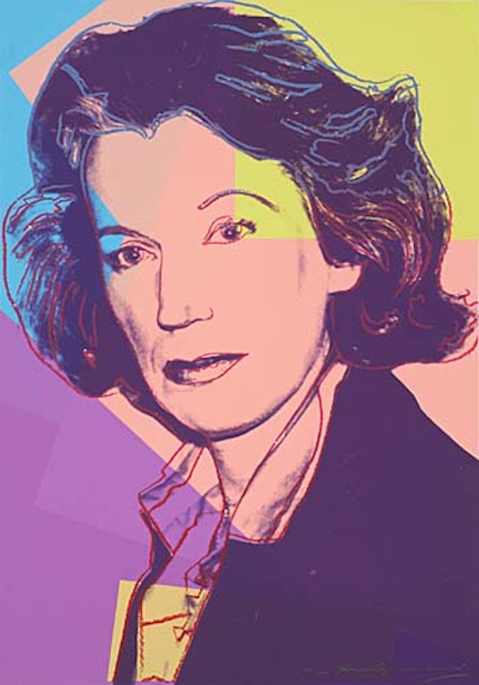 Mildred Scheel by Andy Warhol