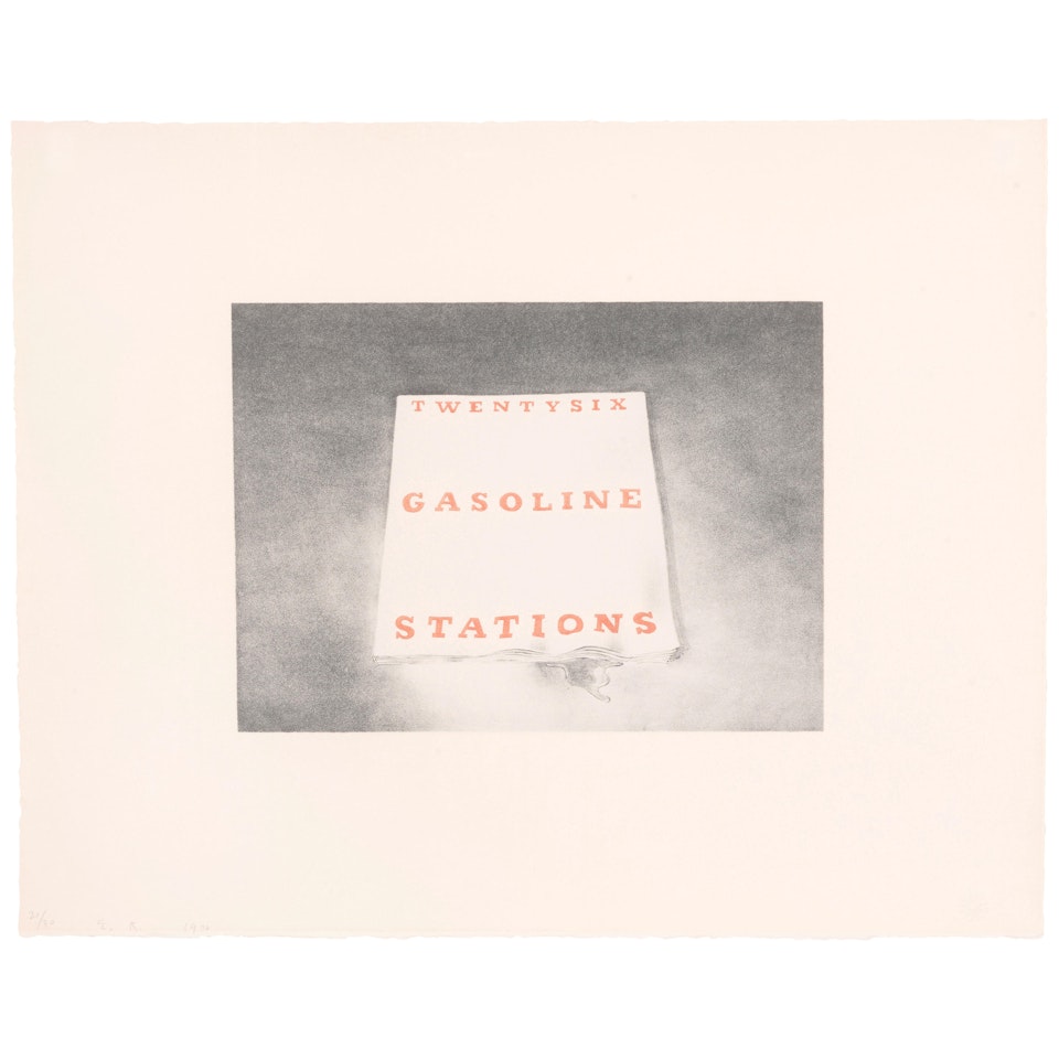 Twentysix Gasoline Stations, from Book Covers (Engberg 45) by Ed Ruscha