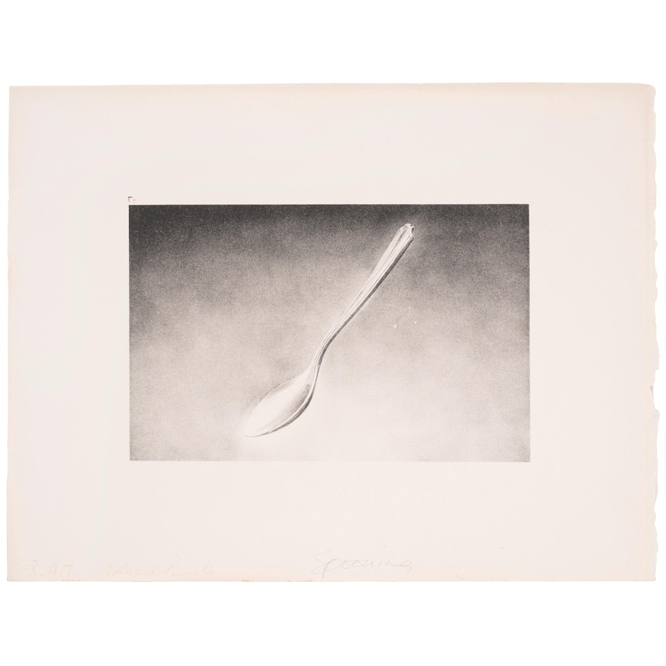 Spooning (Engberg 72, Cirrus p. 345) by Ed Ruscha