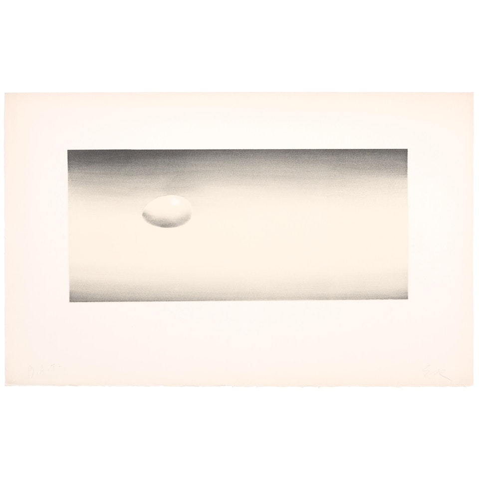 Egg, from Domestic Tranquility (Engberg 76, Cirrus p. 347) by Ed Ruscha