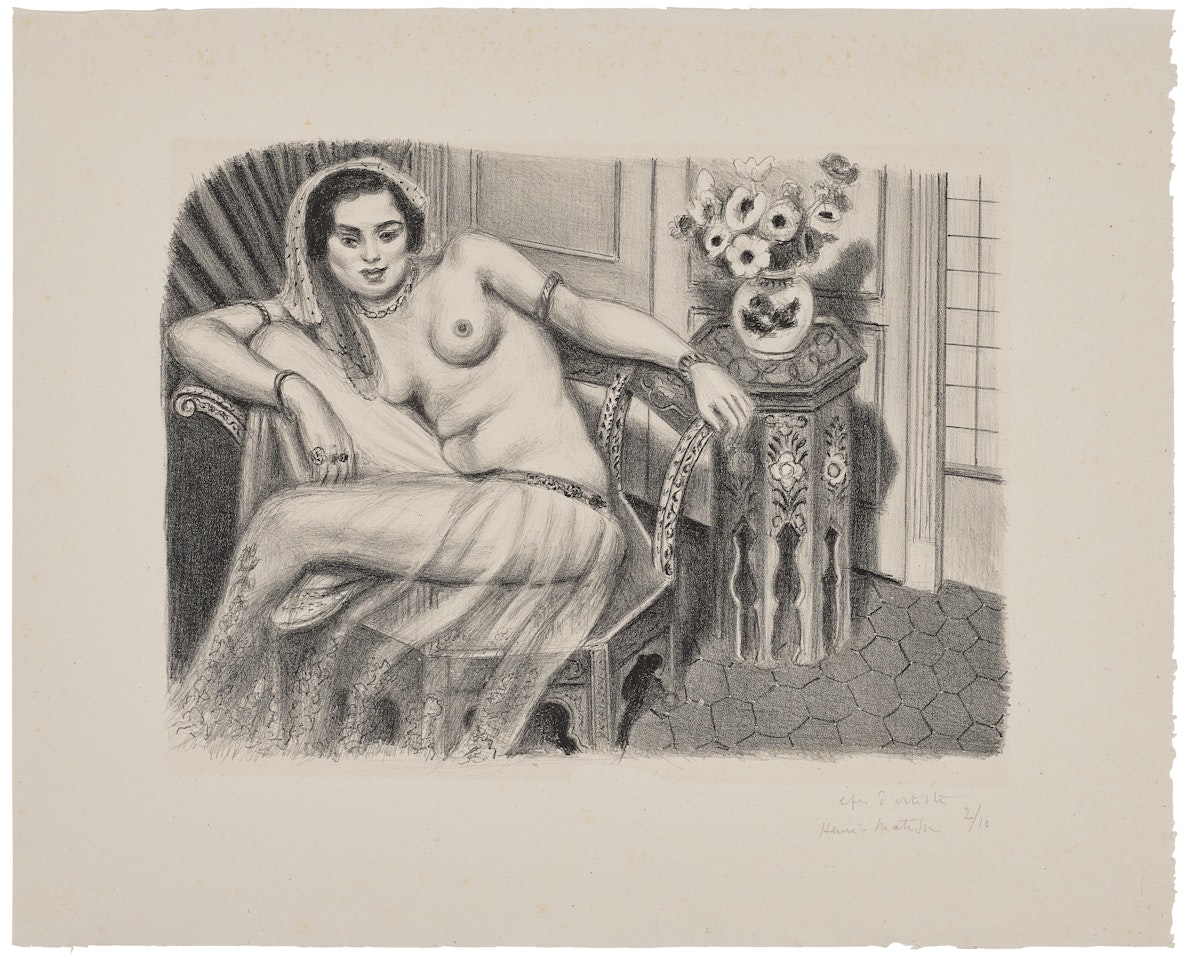 Hindoue à la jupe de tulle by Henri Matisse