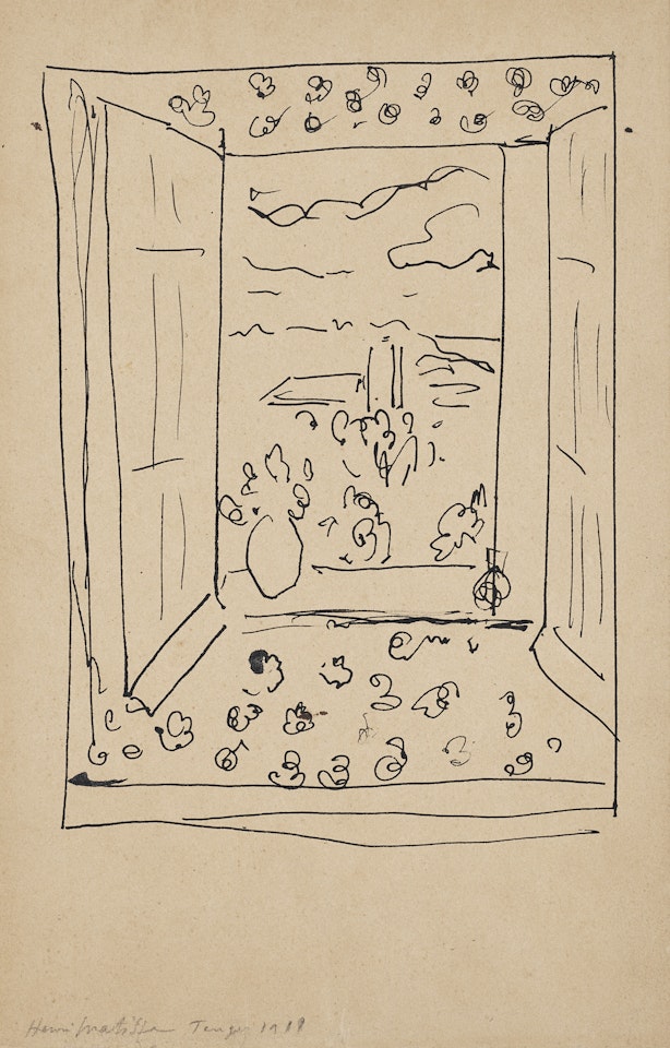 Vue de la fenêtre, Tanger II by Henri Matisse