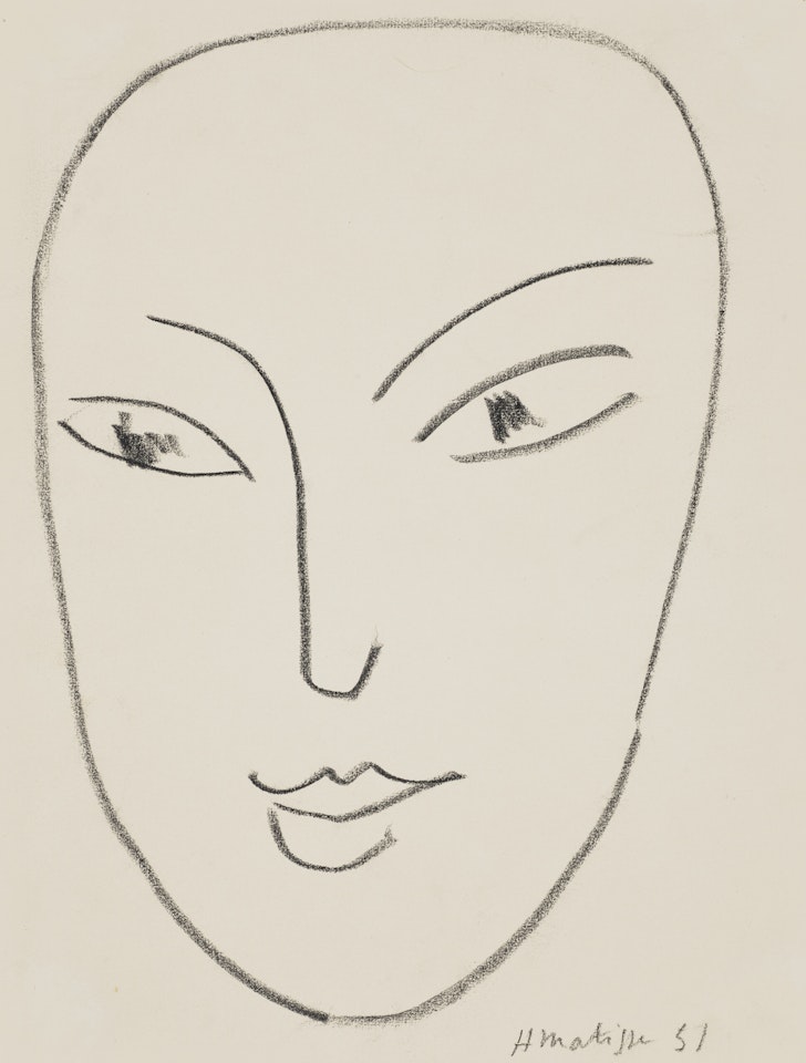 Visage (Katia) by Henri Matisse