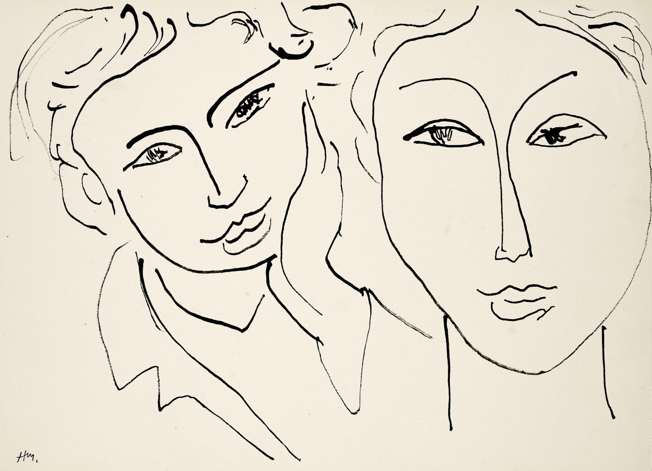 Deux têtes by Henri Matisse