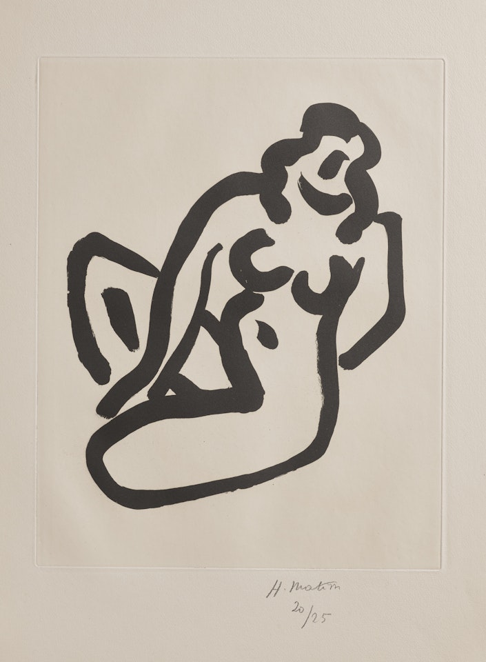 Nu accroupi I by Henri Matisse