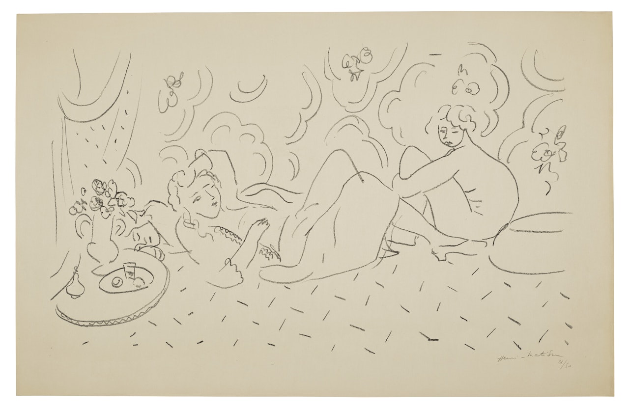 Les trois modèles by Henri Matisse