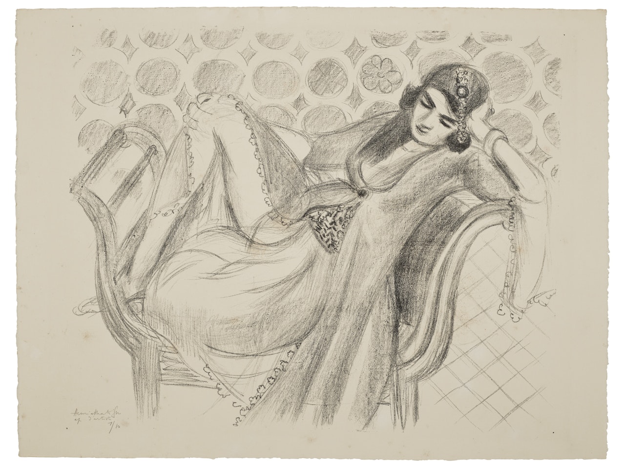 Repos sur la banquette by Henri Matisse