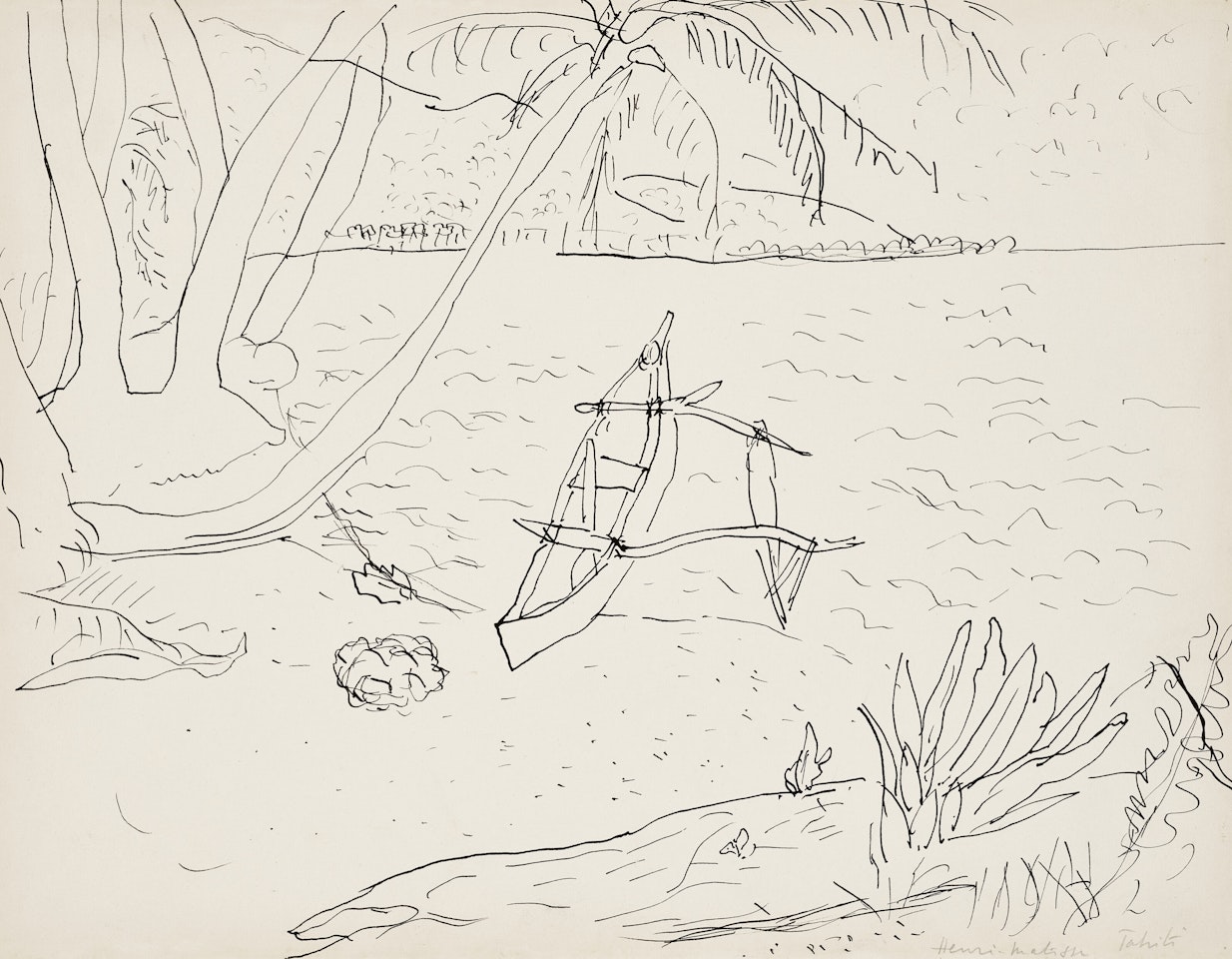 Paysage, Tahiti by Henri Matisse