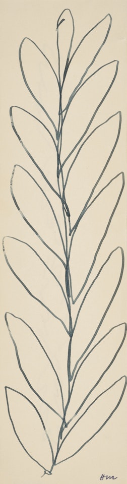 Branche de feuilles et feuilles de chêne (recto and verso); Branche de feuilles et feuilles de chêne ( recto and verso ) by Henri Matisse
