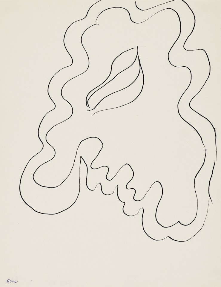 Arabesque (Etude pour Florilège des Amours de Ronsard) by Henri Matisse