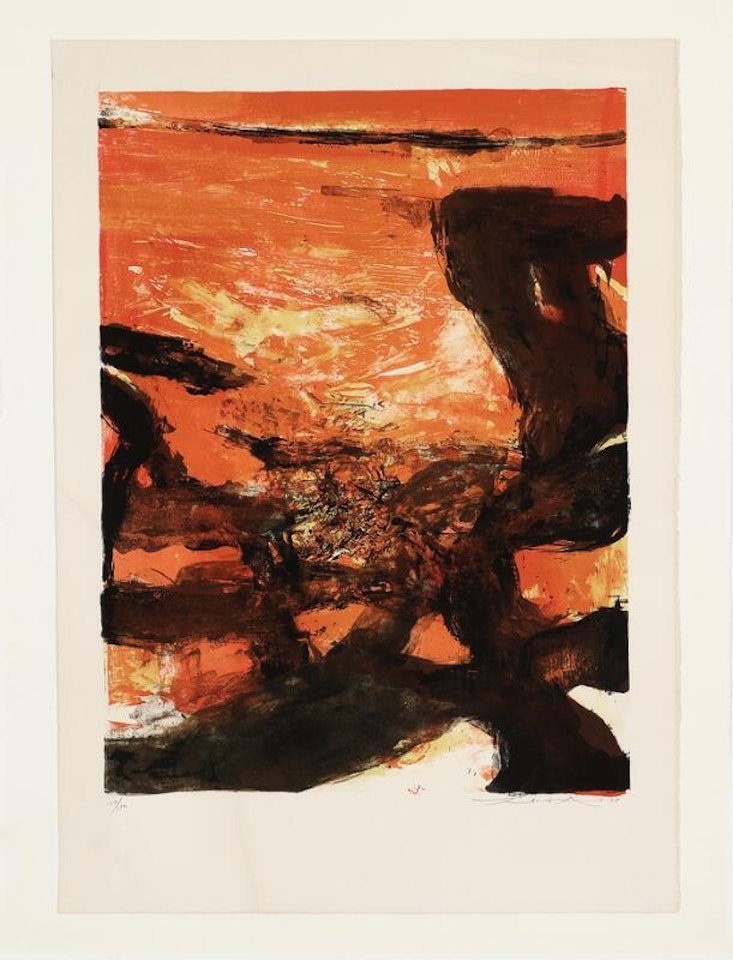 Compositon by Zao Wou-Ki