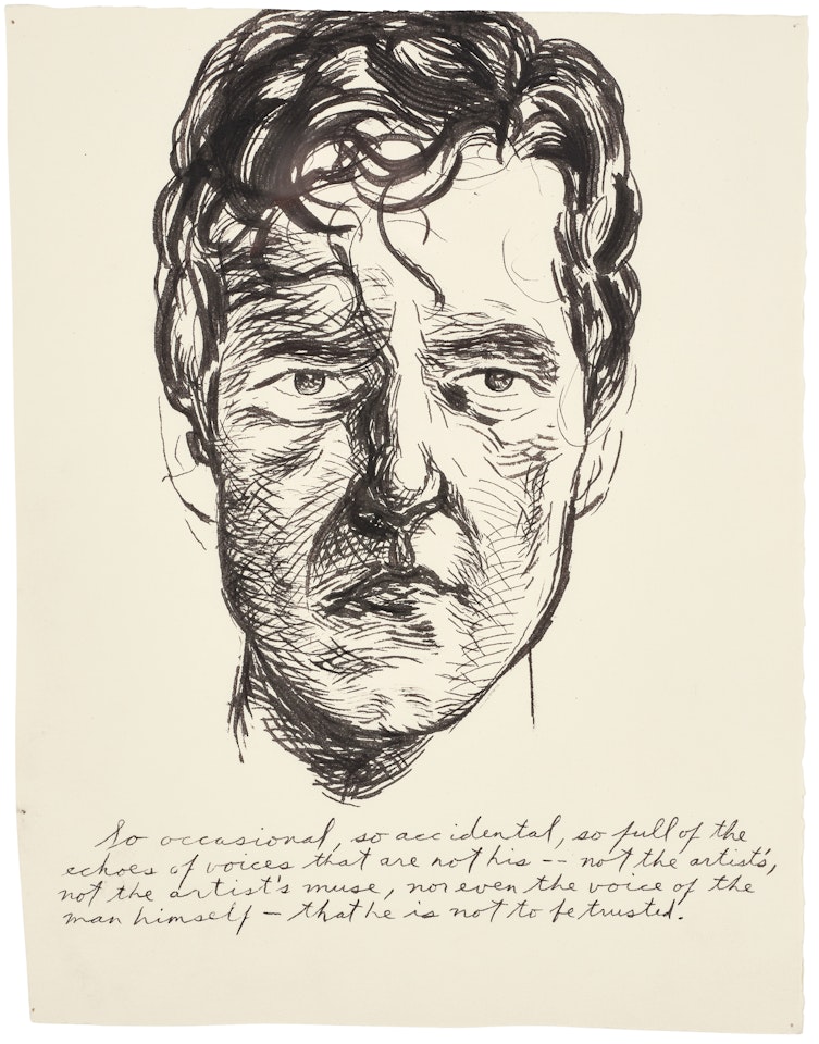 No Title (So occasional, so...) by Raymond Pettibon