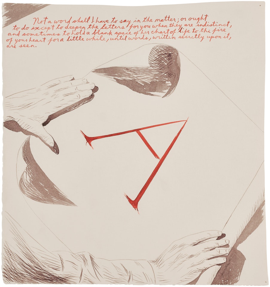 No Title (Not a word...) by Raymond Pettibon