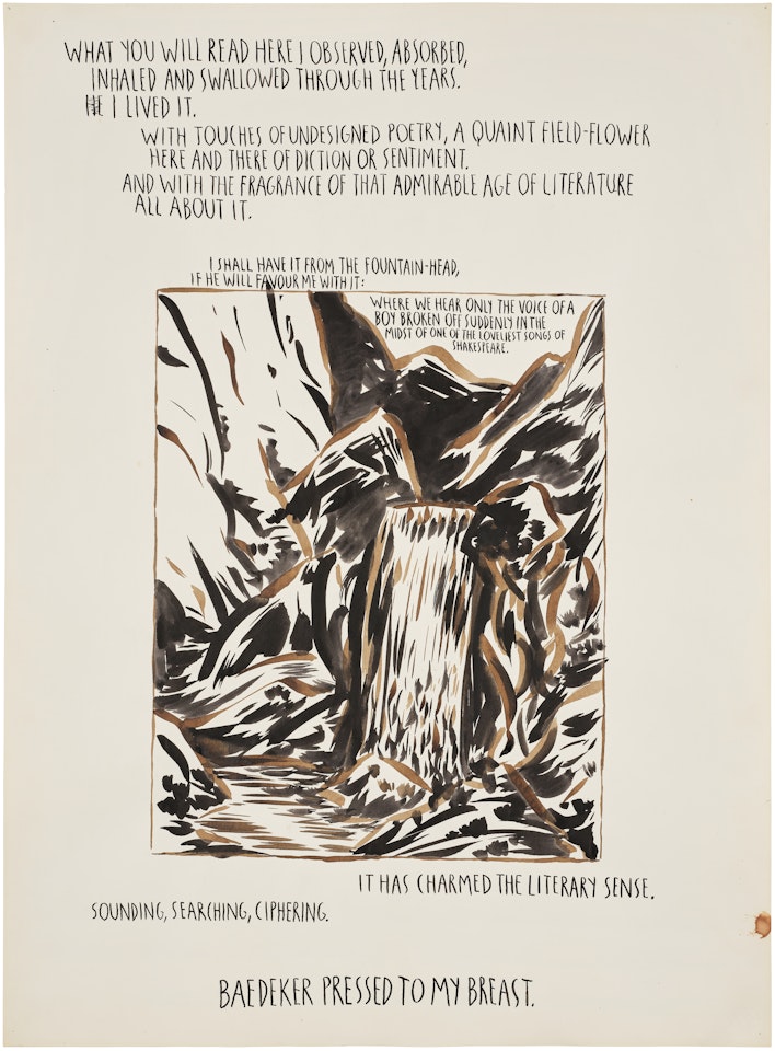 No Title (What you will...) by Raymond Pettibon