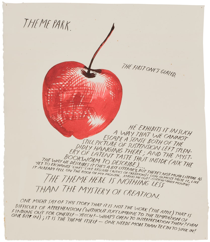 No Title (Theme Park) by Raymond Pettibon