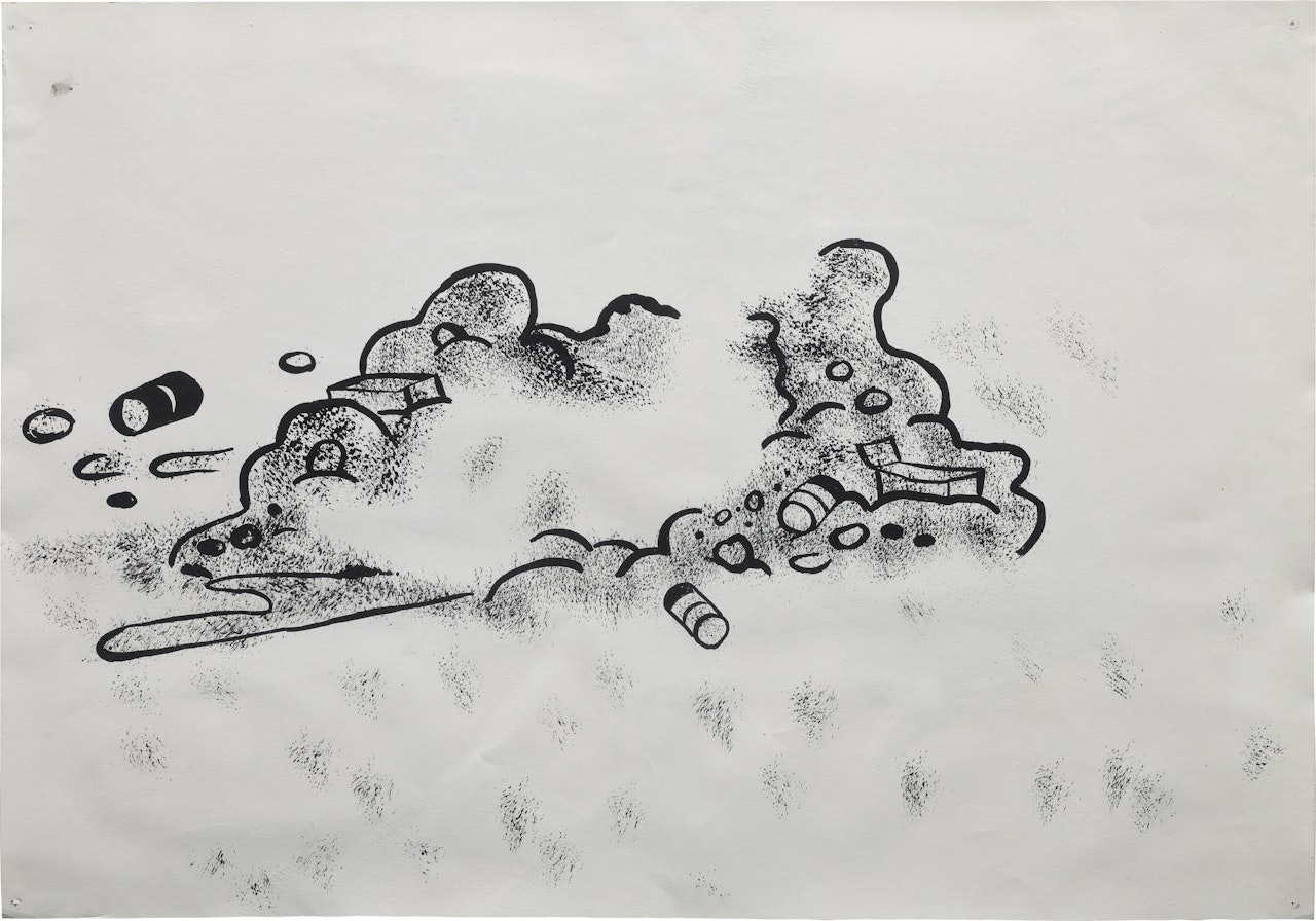 Garbage Drawing #43 by Mike Kelley