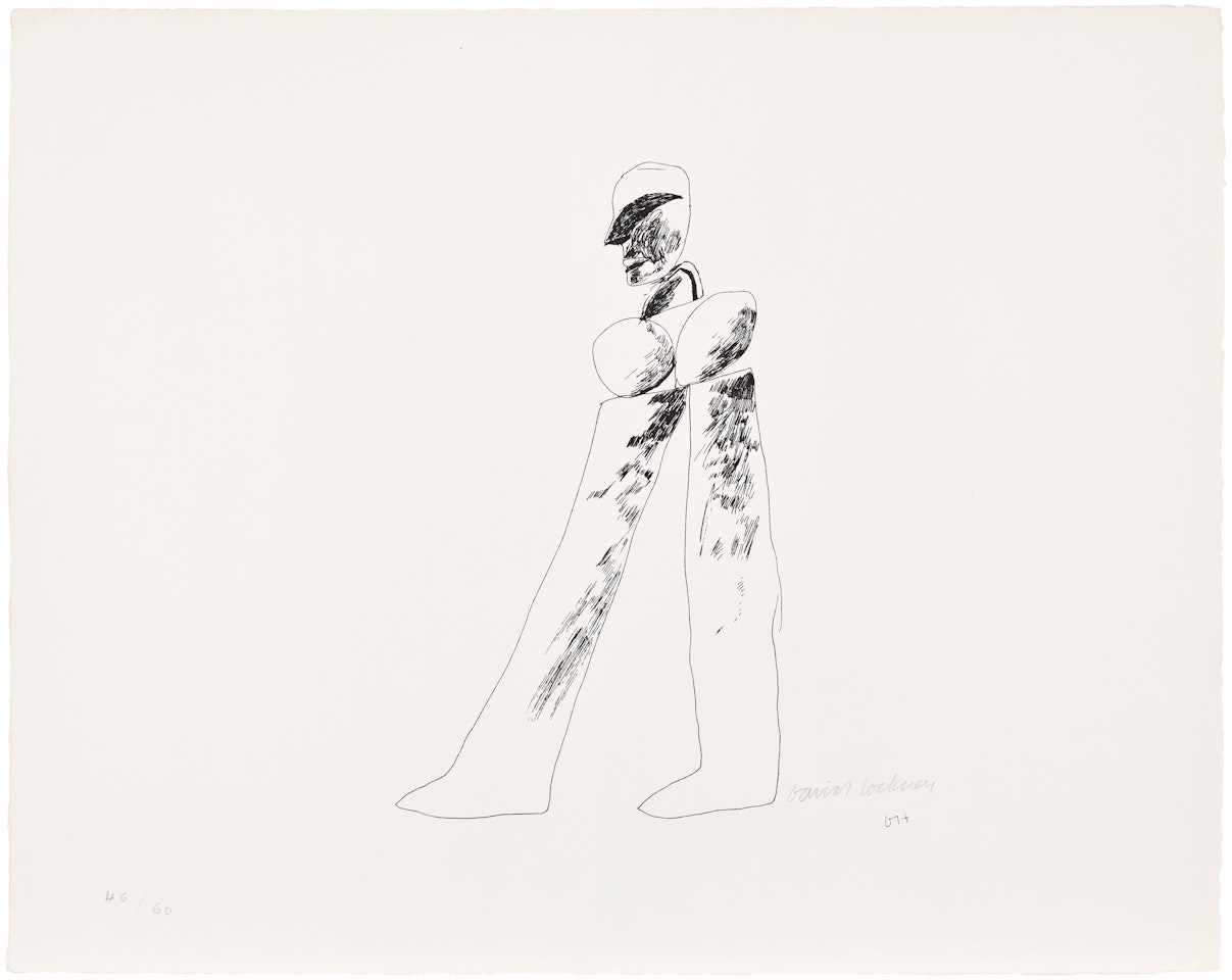 Walking Man by David Hockney