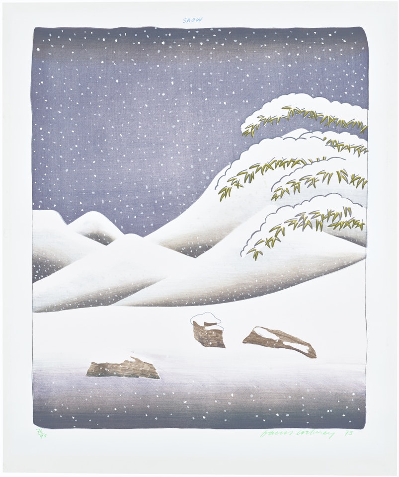 Snow, from Weather Series (G. 445, S.A.C. 140, M.C.A.T. 131) by David Hockney